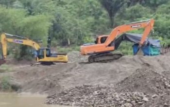 Alat yang digunakan di wilayah pertambangan ilegal, di wilayah desa balayo, pohuwato. foto: istimewa