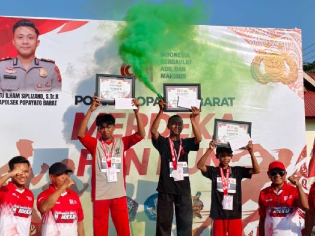 Ratusan Pelajar Penuhi Jalan Popayato Barat, Merdeka Fun Run Jadi Perayaan Kemerdekaan