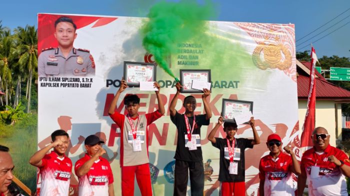 Merdeka Fun Run Polsek Popayato Barat.